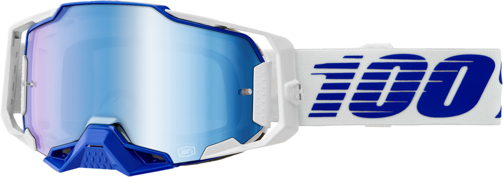 100 Percent Armega Goggle Blue Mirror Blue Lens