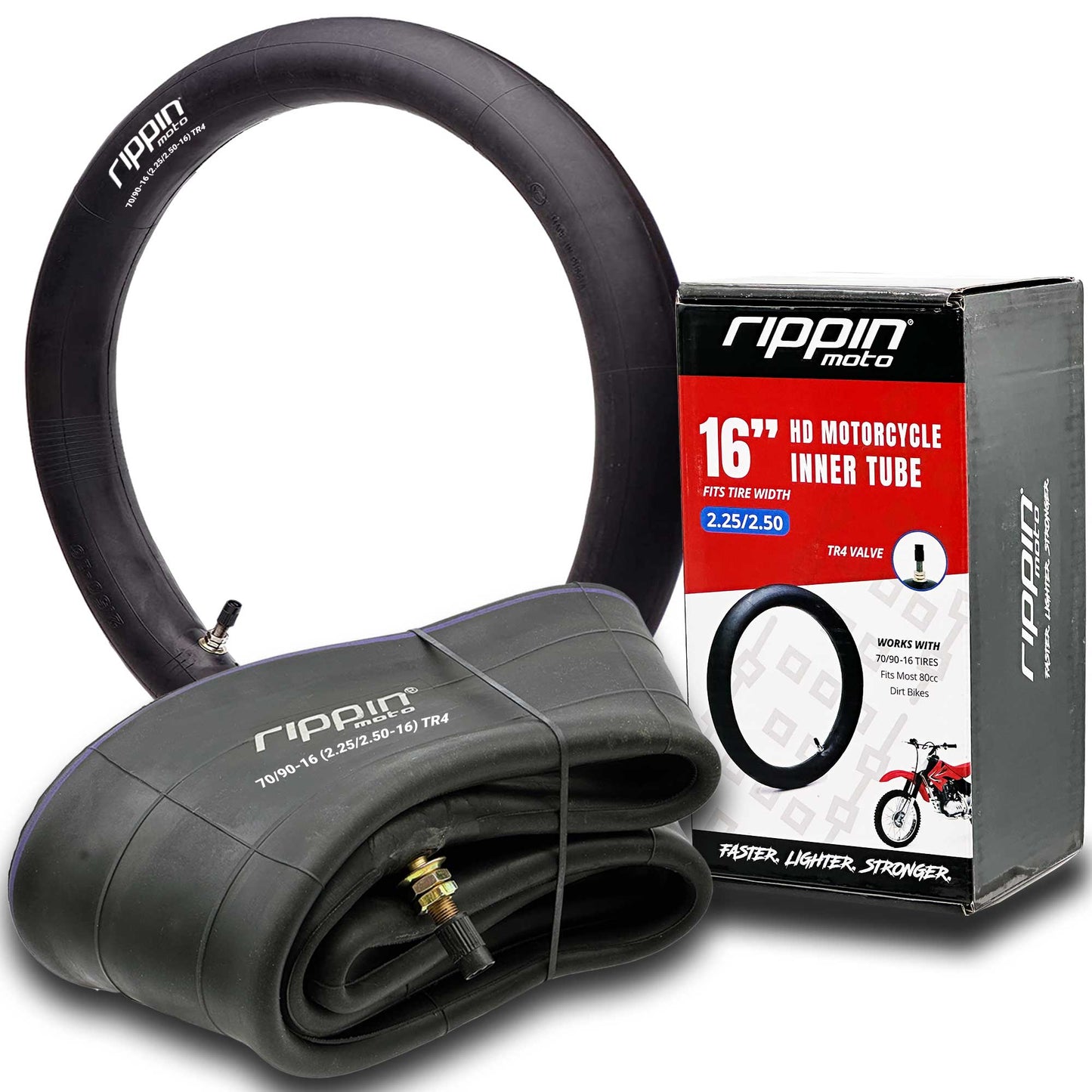 70/90-16 (2.25/2.5-16) Heavy Duty 16" Inner Tube 3mm Thick
