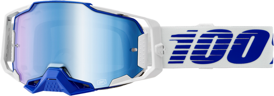 100 Percent Armega Goggle Blue Mirror Blue Lens